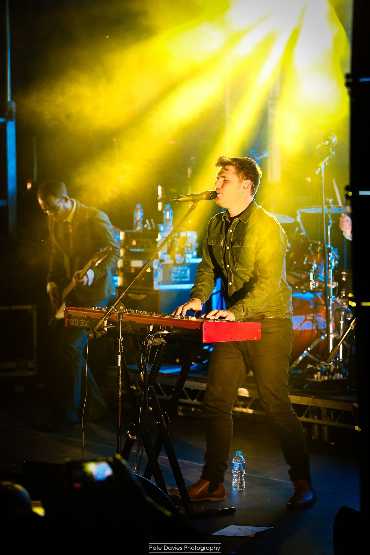 On stage with Scouting for Girls! 