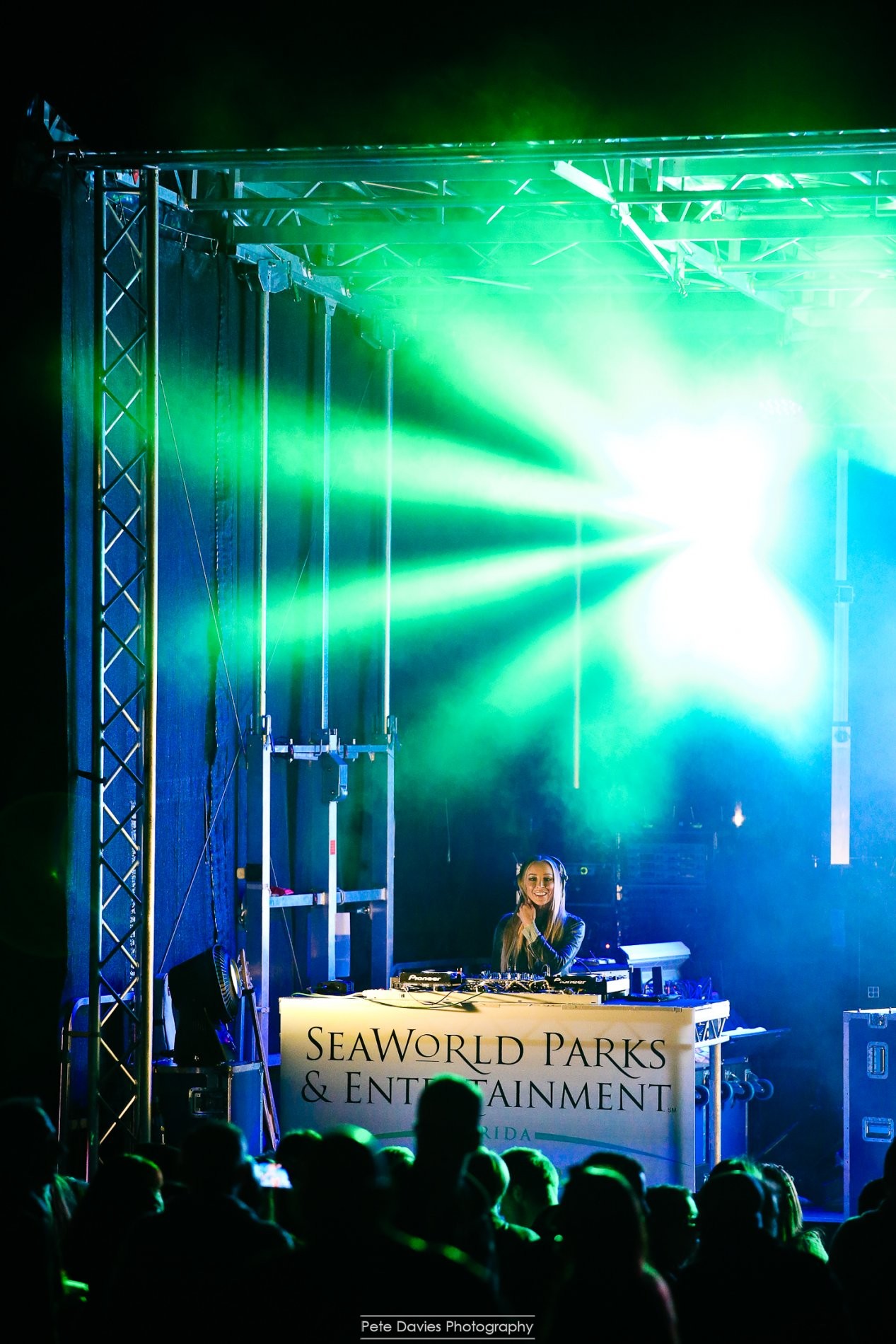 DJ Lauren Pope on the decks 