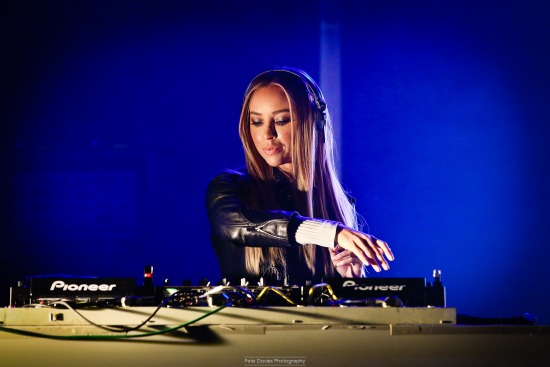 DJ Lauren Pope on the decks